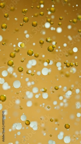 Macro Shot of Moving Oil an...
