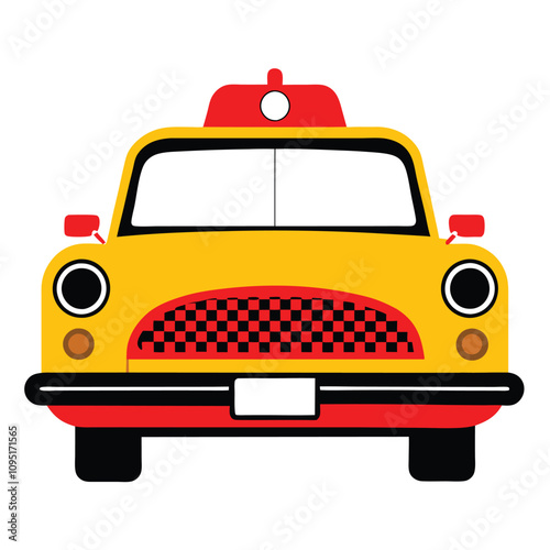 taxi cab vector illustration