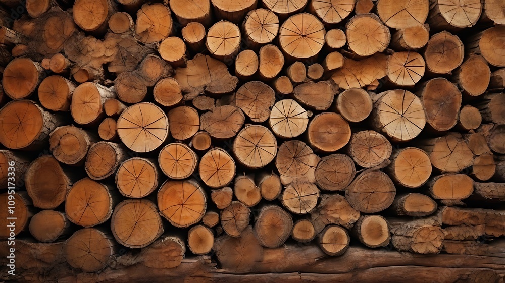 Stacked pile wood logs pattern texture Can be used as a Background wallpaper Stacked pile wood logs pattern texture Can be used as a Background wallpaper