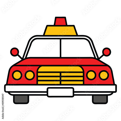 taxi car vector illustration
