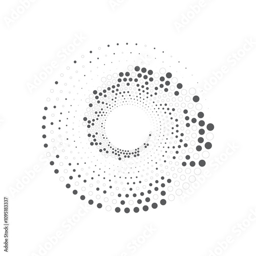 Circle Halftone Vector Art, Icons, and Graphics
