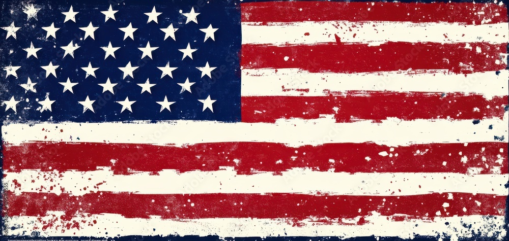 American flag with words of remembrance and honor for Memorial Day American flag with words of remembrance and honor for Memorial Day