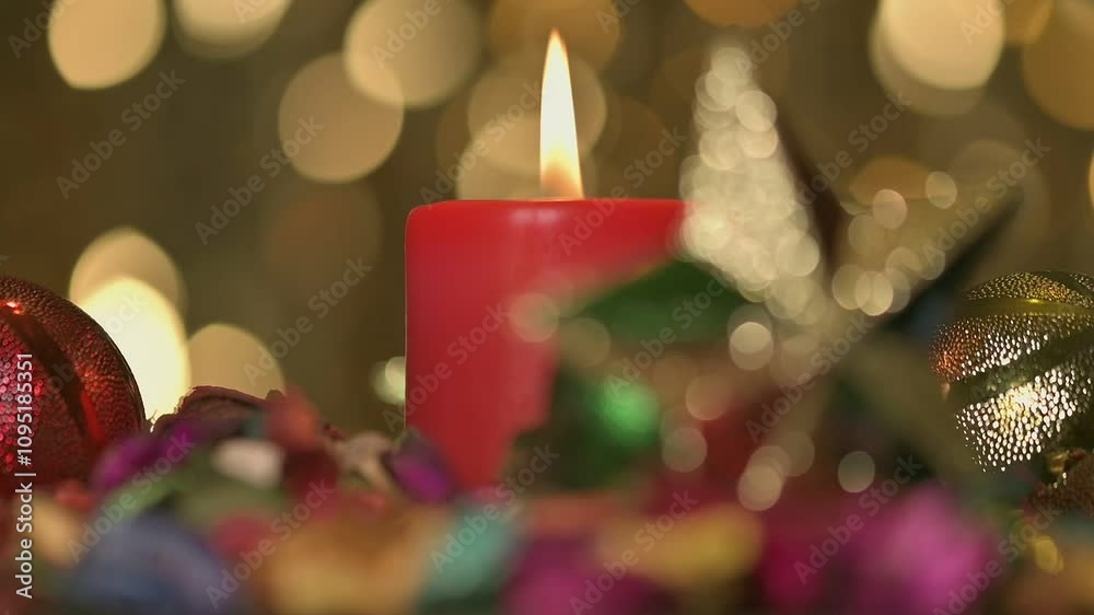 Christmas and Sparkling Background Decoration