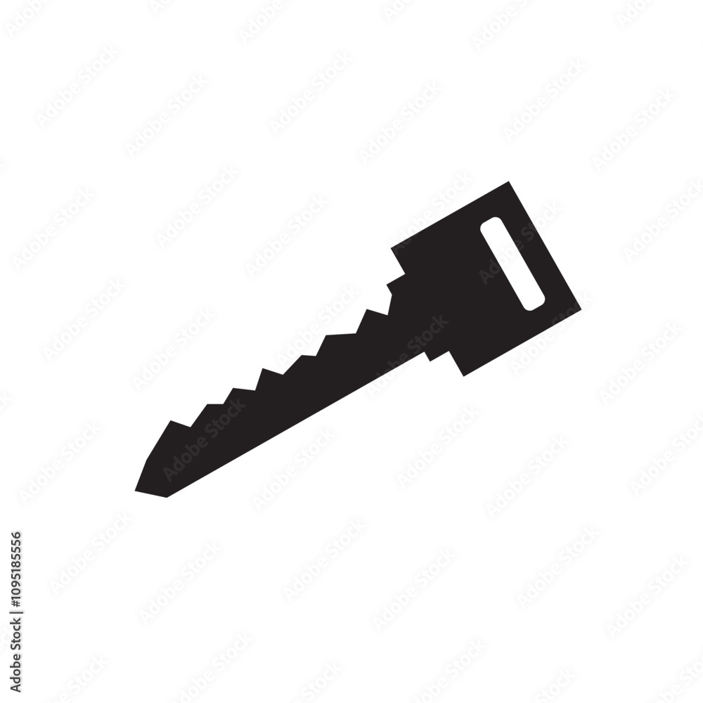 Old key vector icon on white background, eps10 Old key vector icon on white background, eps10