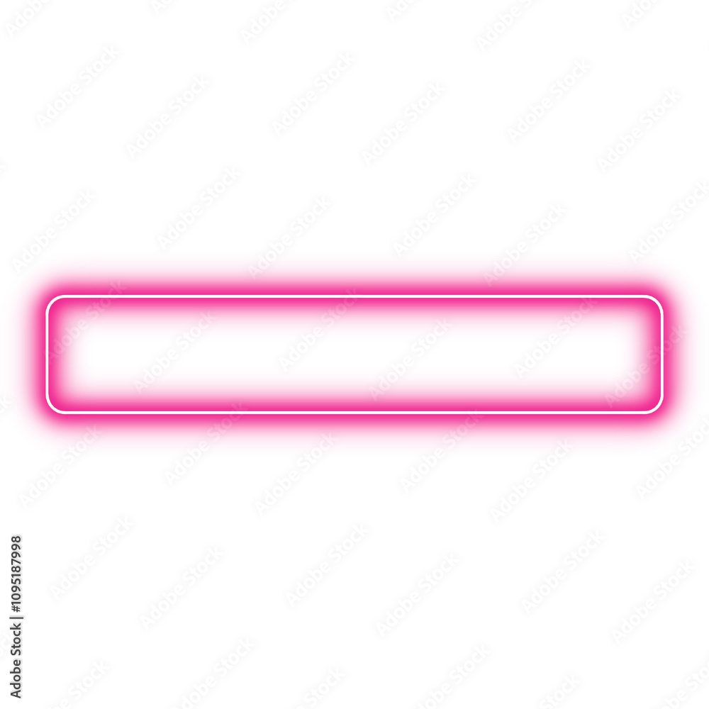Neon title border frame. LED Text box. Neon light effects. Digital elements Neon title border frame. LED Text box. Neon light effects. Digital elements