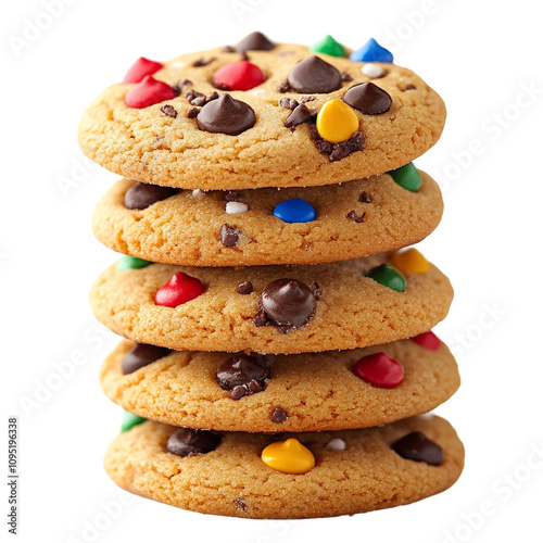 Tasty Cookie exchange party isolated on transparent 
