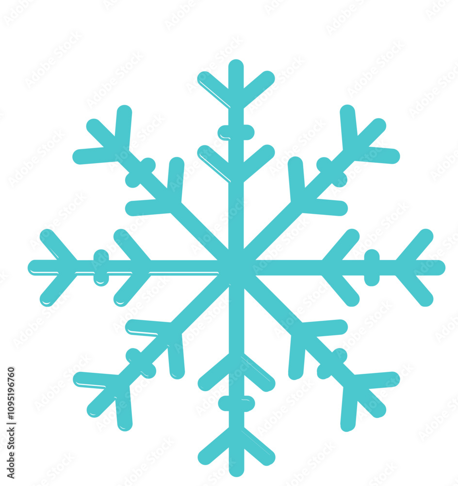 Schneeflocke, Symbol, Icon, Vektor - Weihnachten Schneeflocke, Symbol, Icon, Vektor - Weihnachten