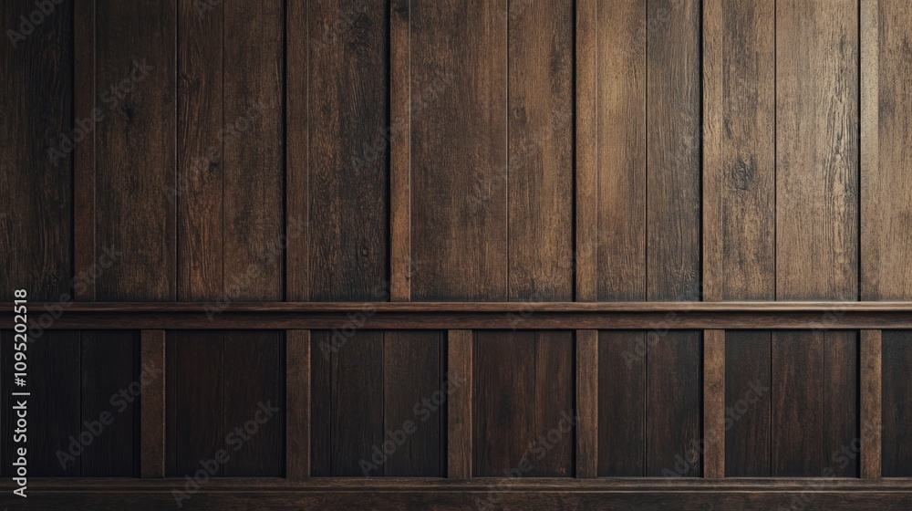 Dark Brown Wood Paneling: A Rustic and Elegant Texture Dark Brown Wood Paneling: A Rustic and Elegant Texture