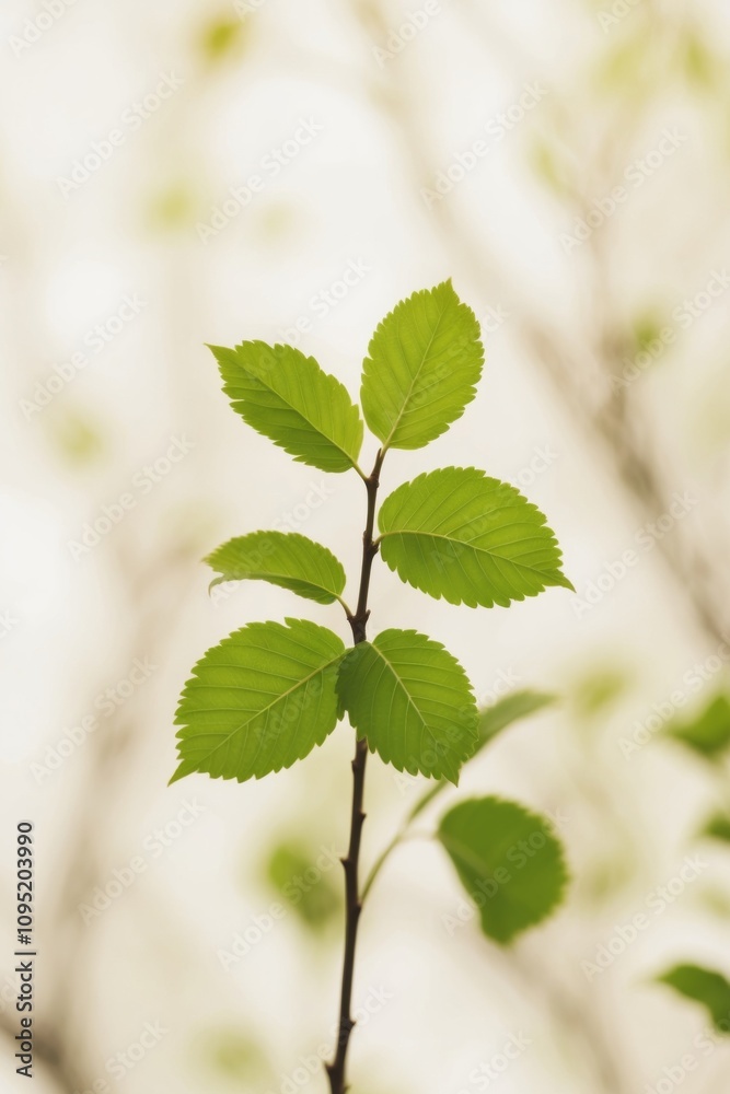 spring background green tree leaves on blurred background. spring background green tree leaves on blurred background.