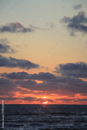 Sonnenuntergang an der Nordsee