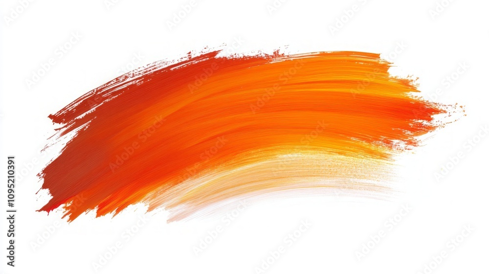Vibrant Orange and Yellow Paint Strokes Abstract Art Vibrant Orange and Yellow Paint Strokes Abstract Art
