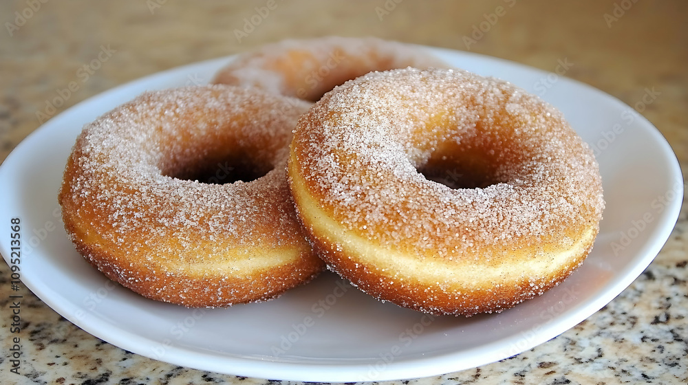 Warm apple cider donuts with cinnamon sugar coating. high quality image Warm apple cider donuts with cinnamon sugar coating. high quality image
