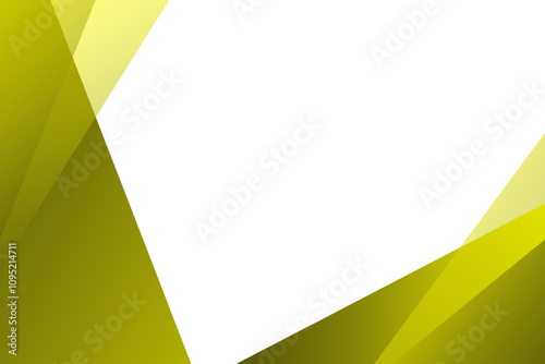 Yellow and black shadow shape modern background with white space for text and message. template design	