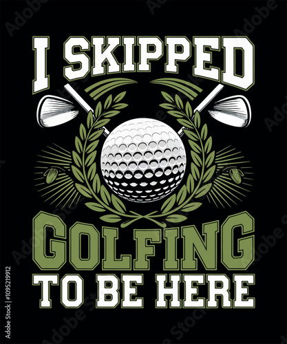 Golfing T-shirt Design
