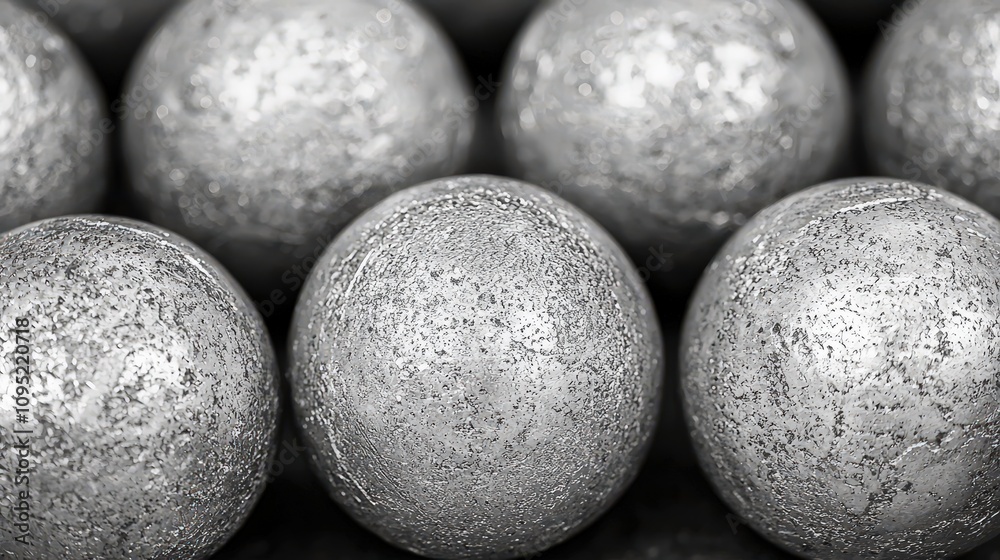 Abstract Grey Metal Balls Texture Background Industrial Manufacturing Close up Abstract Grey Metal Balls Texture Background Industrial Manufacturing Close up