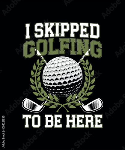 Golfing T-shirt Design