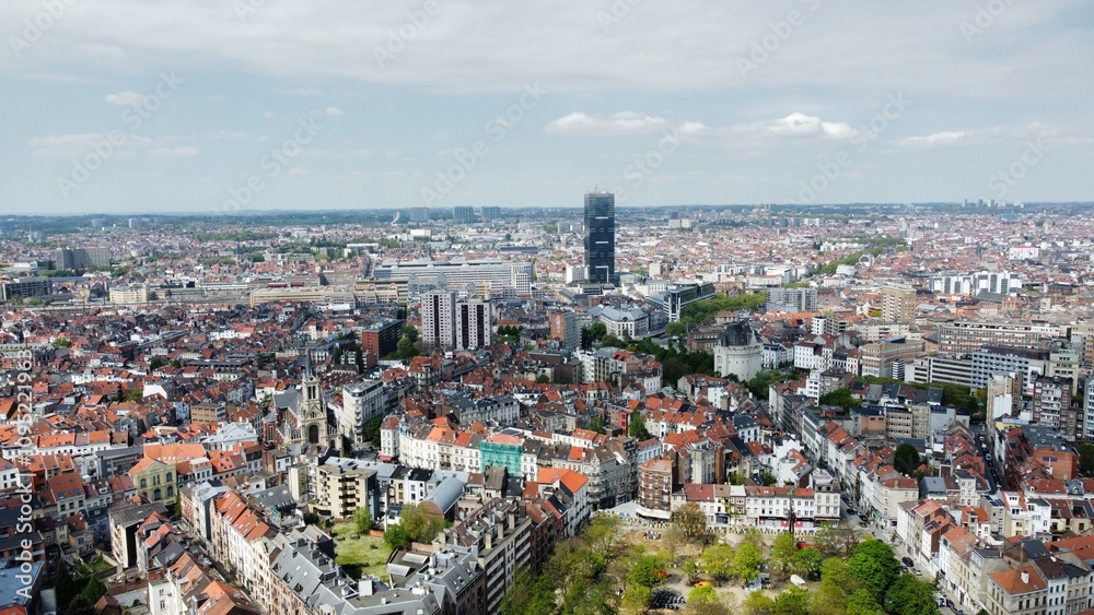 Obraz premium city view of Brussels, Belgium