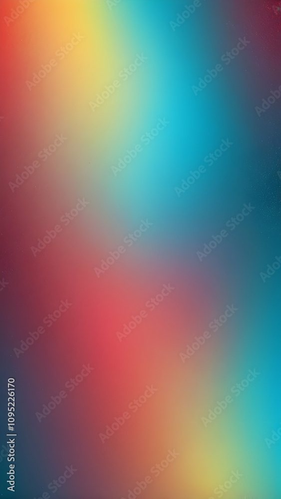 Red, Cyan, Yellow, Blue vertical Geometric Abstract Design with Neon Glow, Grainy Texture, and Smooth Color Transitions Red, Cyan, Yellow, Blue vertical Geometric Abstract Design with Neon Glow, Grainy Texture, and Smooth Color Transitions