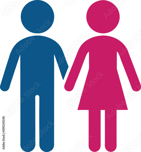 Wallpaper Mural couple in love silhouettes vector illustration Torontodigital.ca