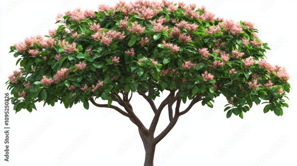 Fototapeta premium Stunning Pink Blossomed Tree in Nature