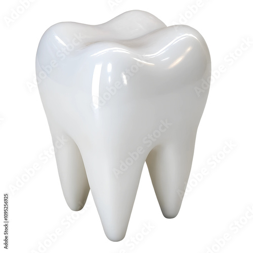 tooth isolated on white background