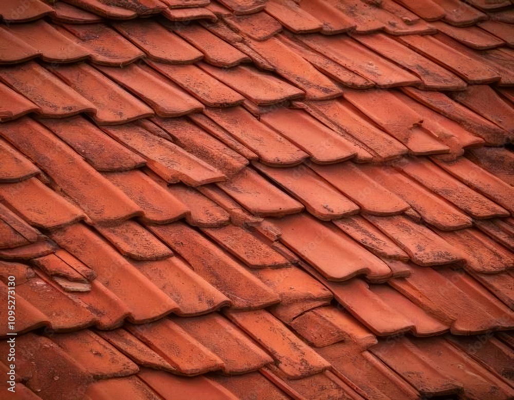 roof tiles background. Panoramic format roof tiles background. Panoramic format