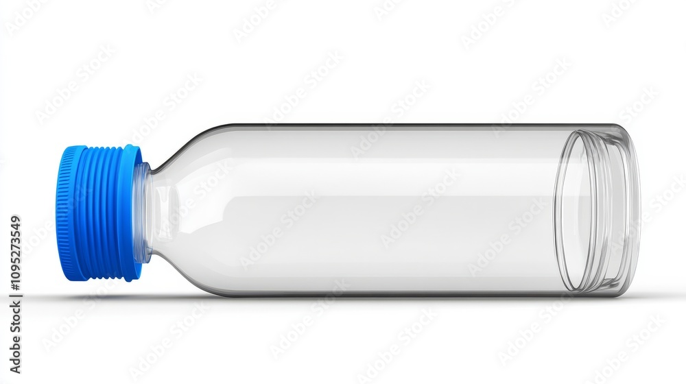 empty plastic bottle on white empty plastic bottle on white