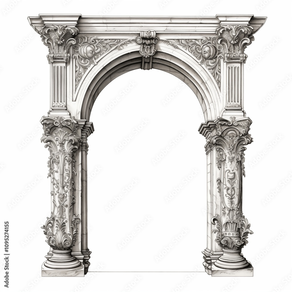 Naklejka premium Renaissance Arch