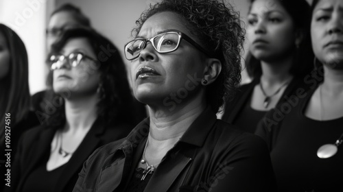 Inequities in access to legal representation, Symbolizing justice disparities, photography style