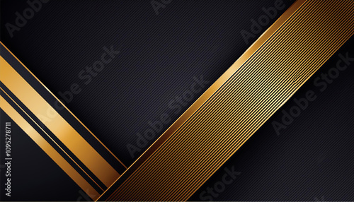 Chic Black and Gold Award Background Design