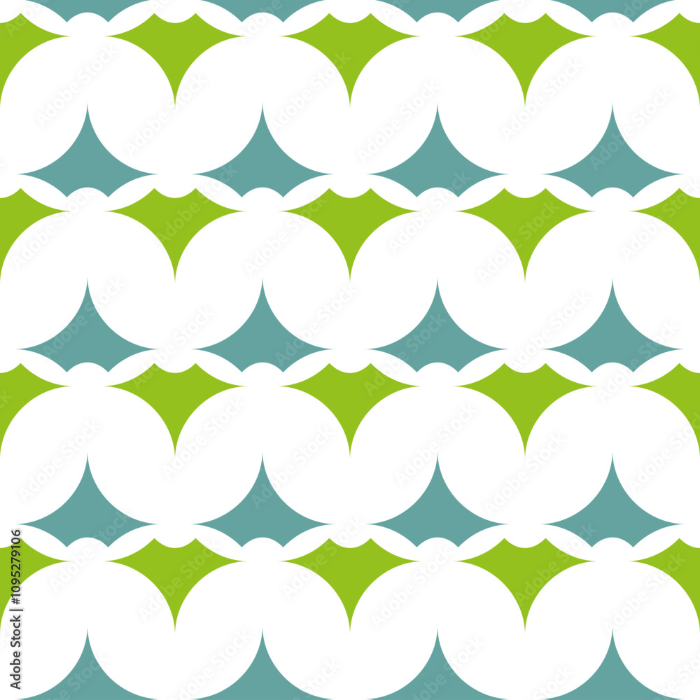 Obraz premium Seamless vector pattern in geometric ornamental style