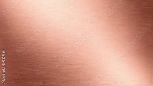 Elegant Rose Gold Metallic Background with Polished Brushed Texture.
