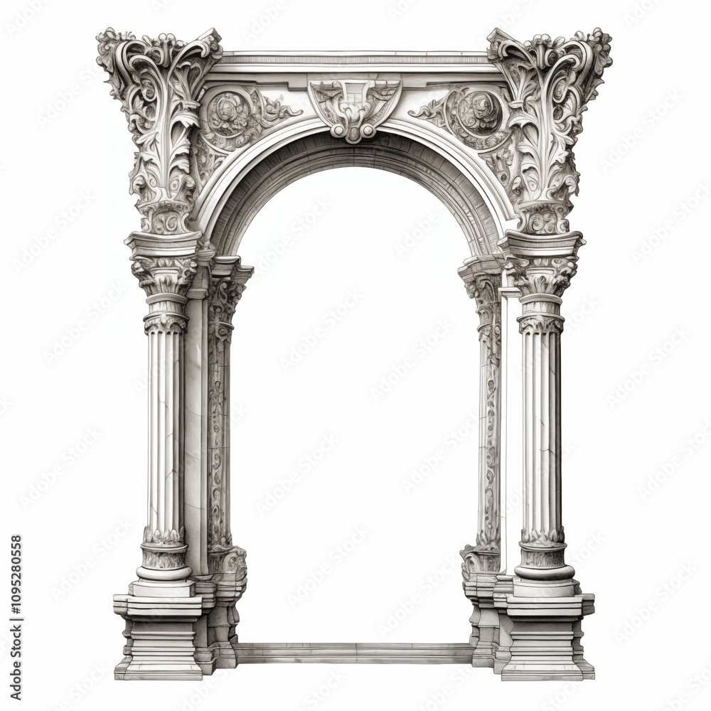 Naklejka premium Renaissance Arch