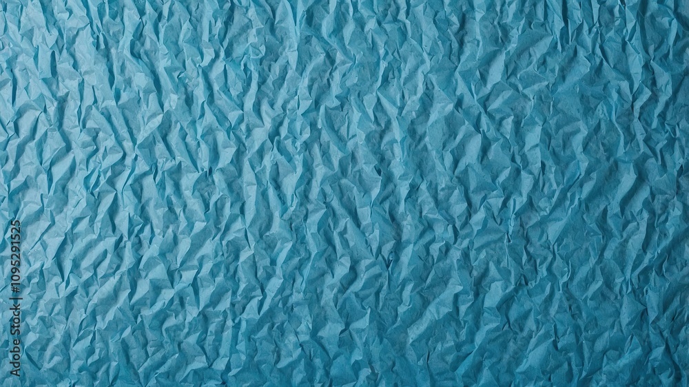 Bright Blue Crumpled Paper Texture Background
Bright Blue Crumpled Paper Texture Background