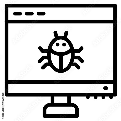 Malware Vector Icon Style  