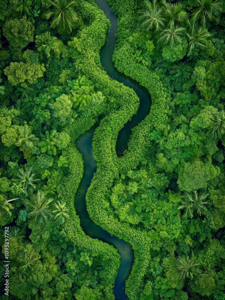 Lush jungle canopy