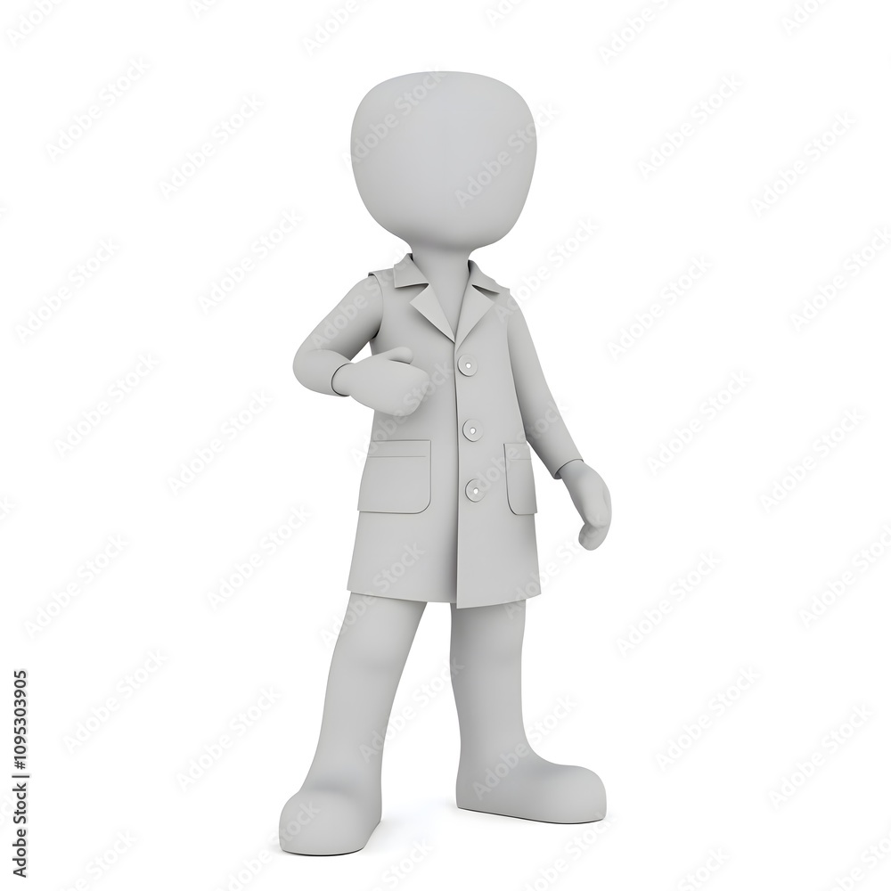 Minimalist Figure in Coat
Minimalist Figure in Coat