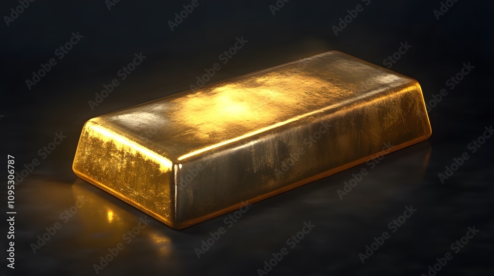 Gold bar isolated on transparent background Gold bar isolated on transparent background