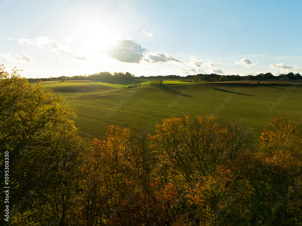 Obraz premium Automne et campagne