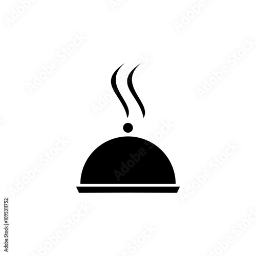 Food Icon vector, Food silhouette vector icon