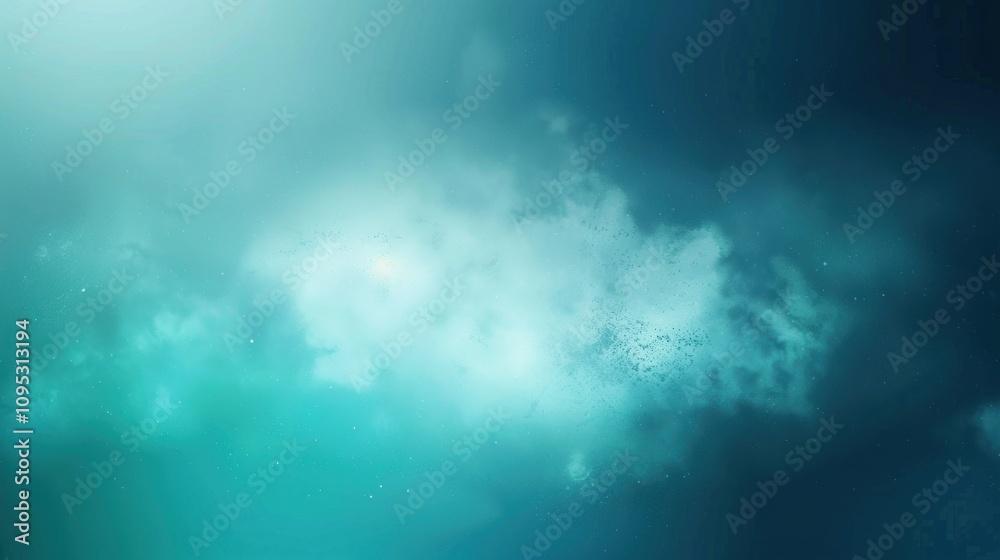 Abstract Teal and Blue Sky with Clouds Abstract Teal and Blue Sky with Clouds