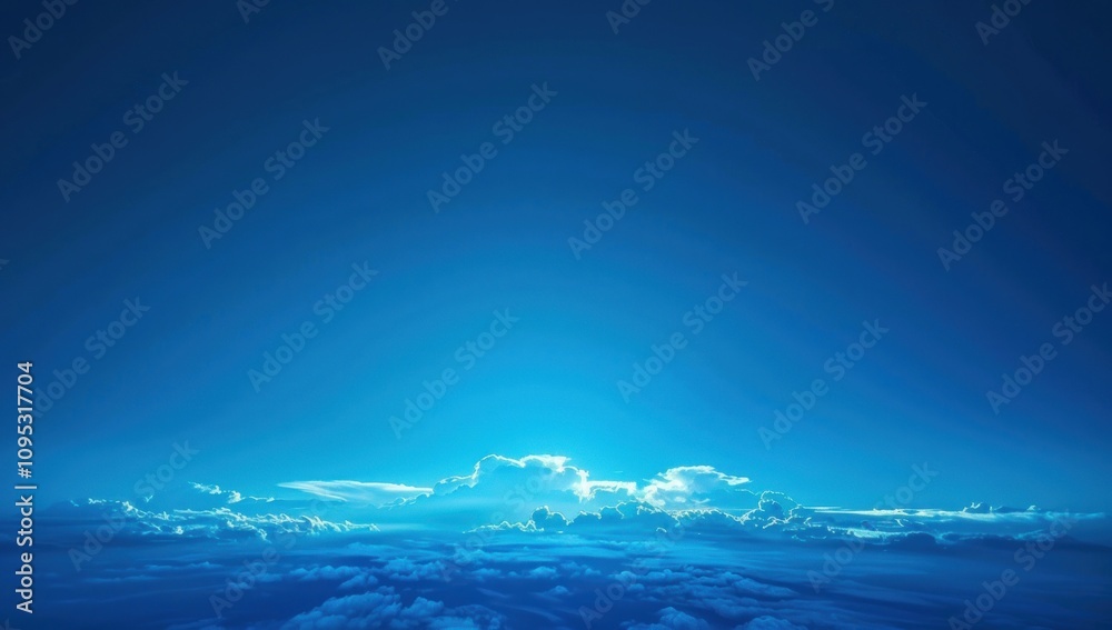 Fototapeta premium Sky View Above the Clouds