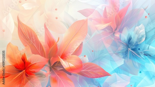 Pastel Floral Abstract