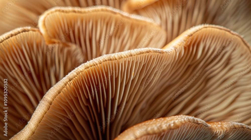 Close-Up of Oyster Mushrooms