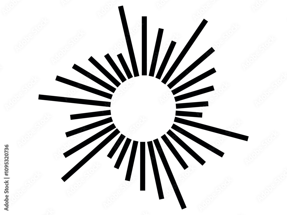 Sunburst element radial stripes or sunburst background. sun beams and rays Sunburst element radial stripes or sunburst background. sun beams and rays