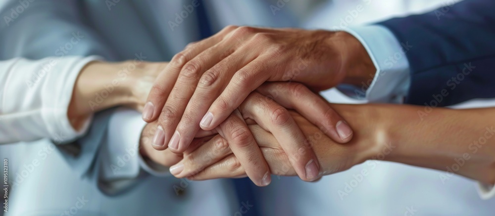Hands Holding - Symbol of Support and Empathy Hands Holding - Symbol of Support and Empathy