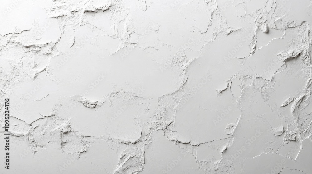 Textured white wall with a layered, uneven surface creating depth and interest. Textured white wall with a layered, uneven surface creating depth and interest.