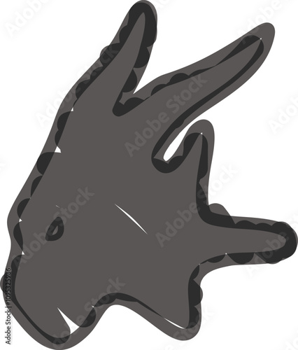 Graphic | Dragon with Horns
