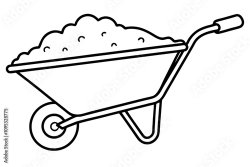 Wheelbarrow, Construction, Gardening, Load, Tools, Equipment, Sand, Gravel, Transportation, Manual