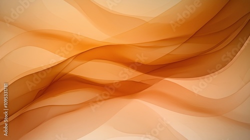 Beige amber background. Brown and yellow gradient. Warm bright template for design.